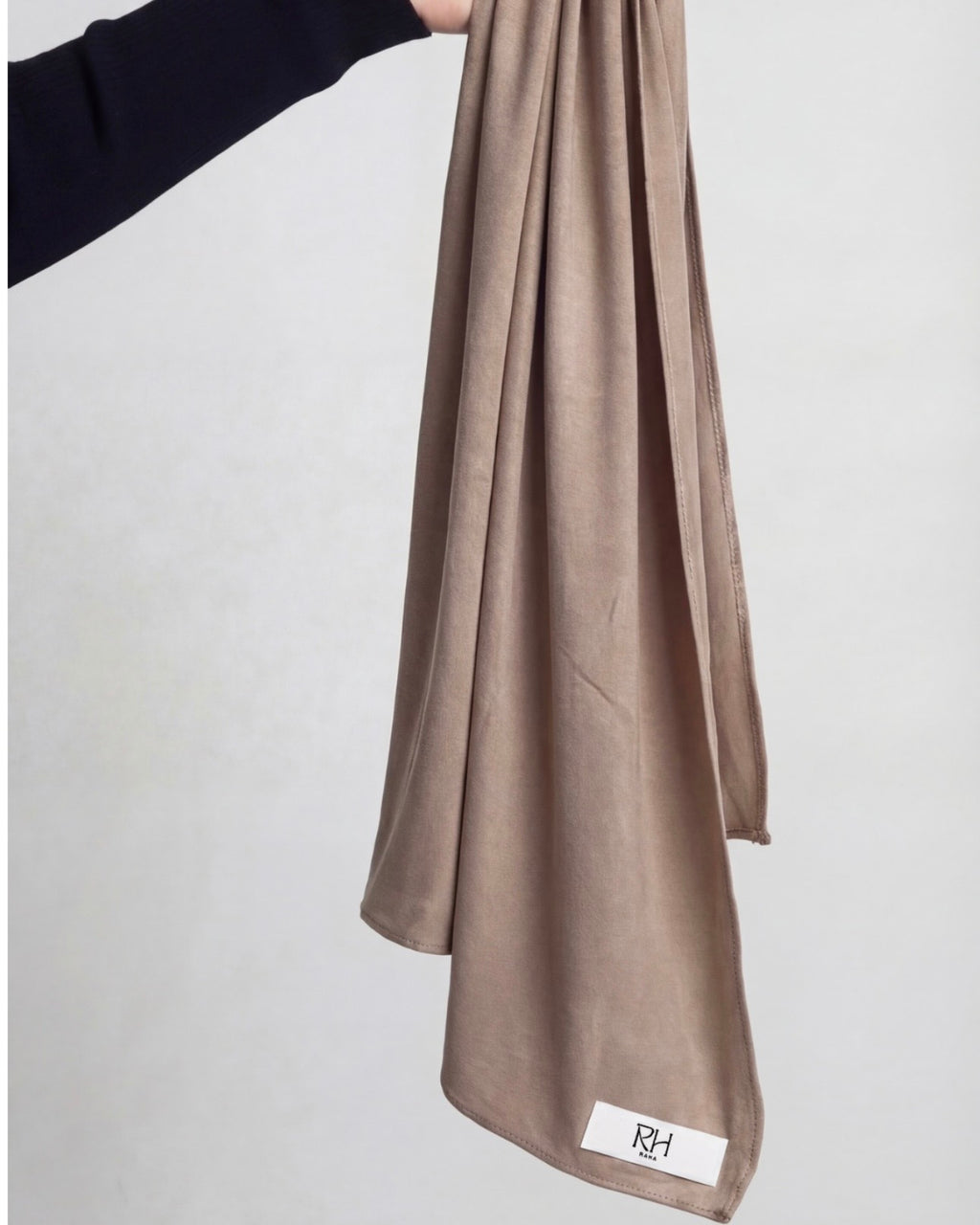 RAHA Bamboo Jersey Warm Taupe
