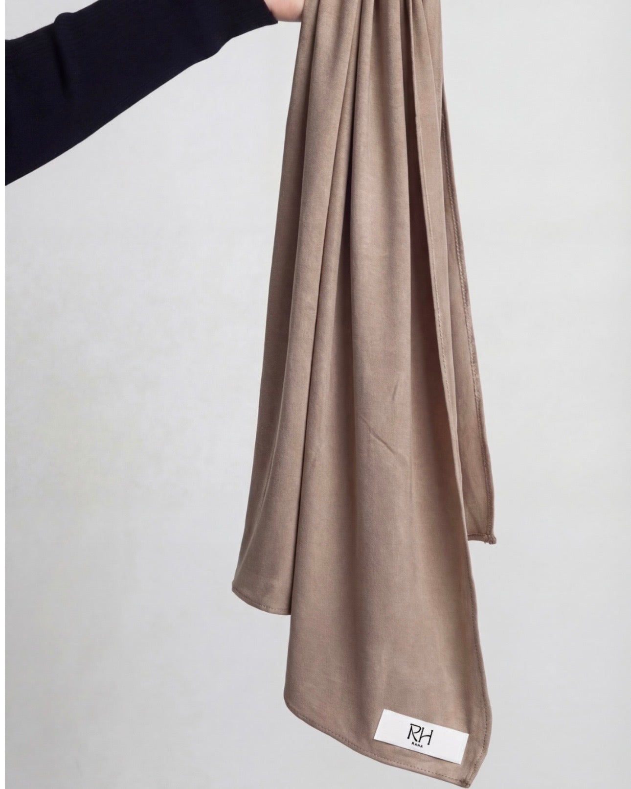 RAHA Bamboo Jersey Warm Taupe