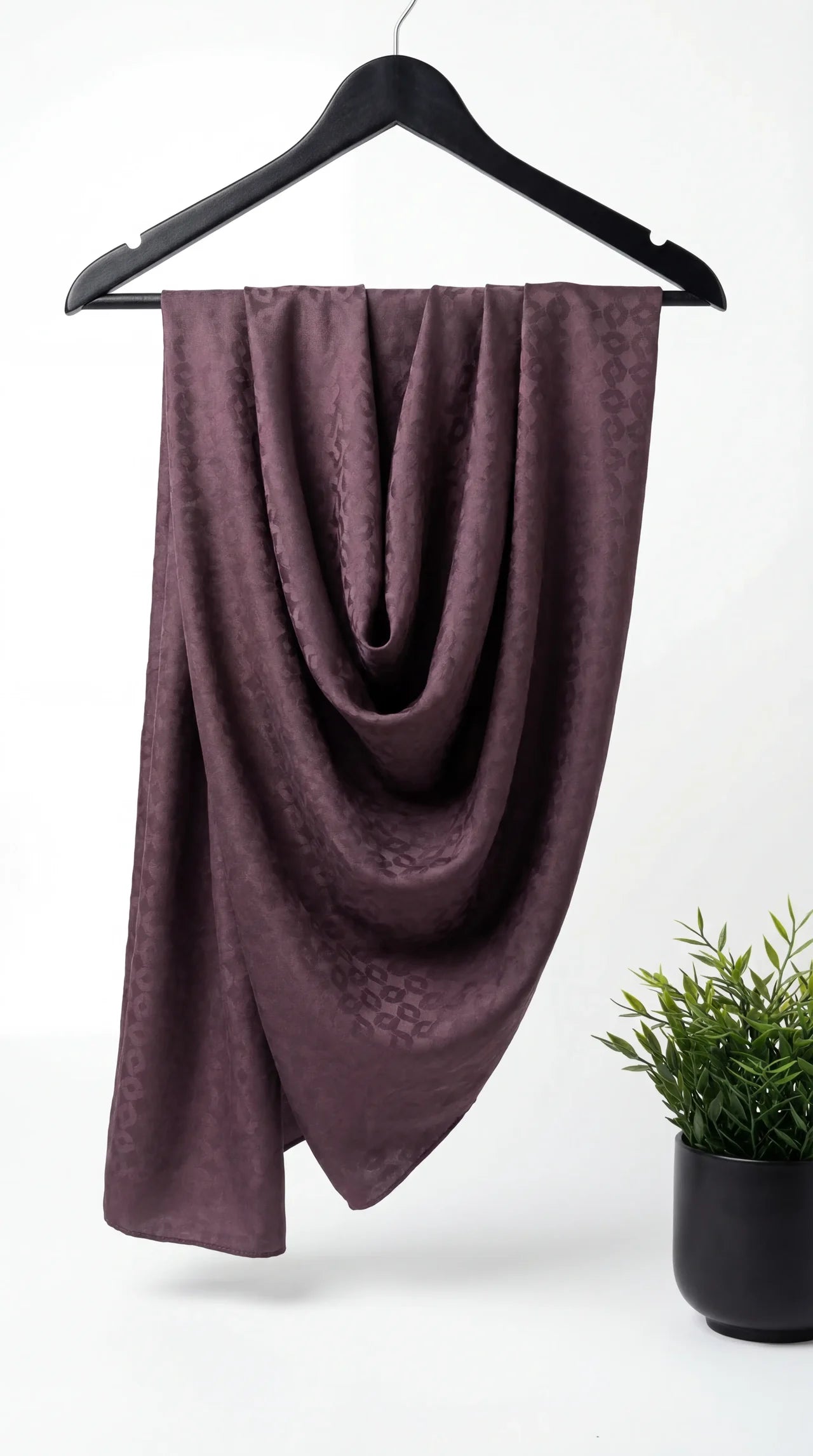 Jacquard Hijab Dusty Mauve Linn Design
