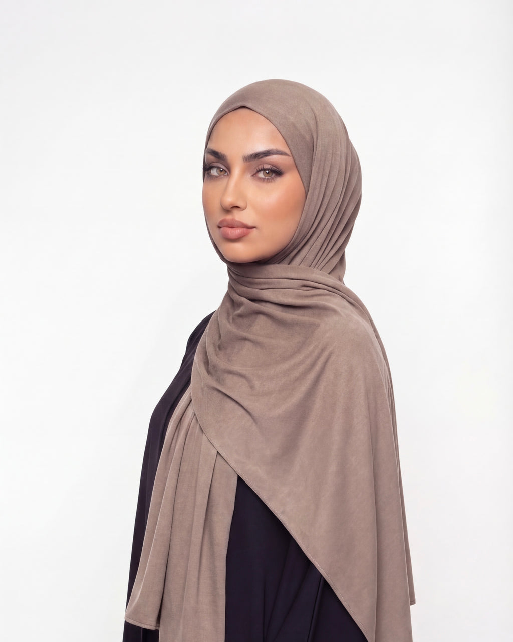RAHA Bamboo Jersey Warm Taupe