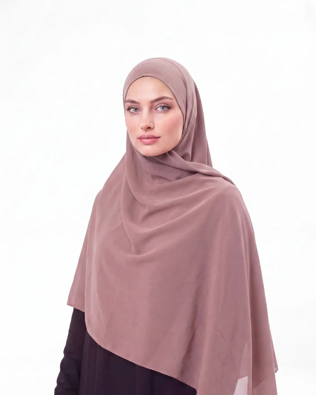 RAHA All-in-One Chiffon Dusty Rose